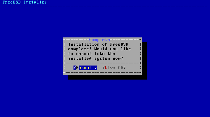 Die Installation vervollstndigen