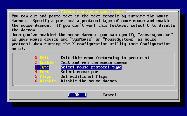Elija el protocolo que usa el rat�n