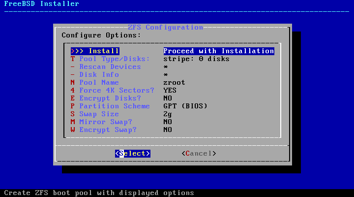 ZFS ѡƥ˥塼