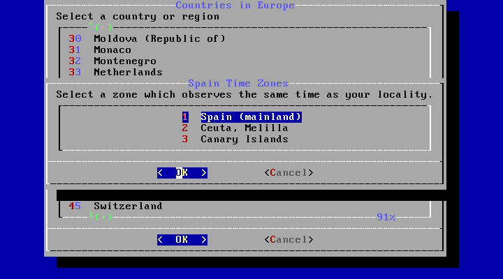2.8. Accounts, Time Zone, Services and Hardening