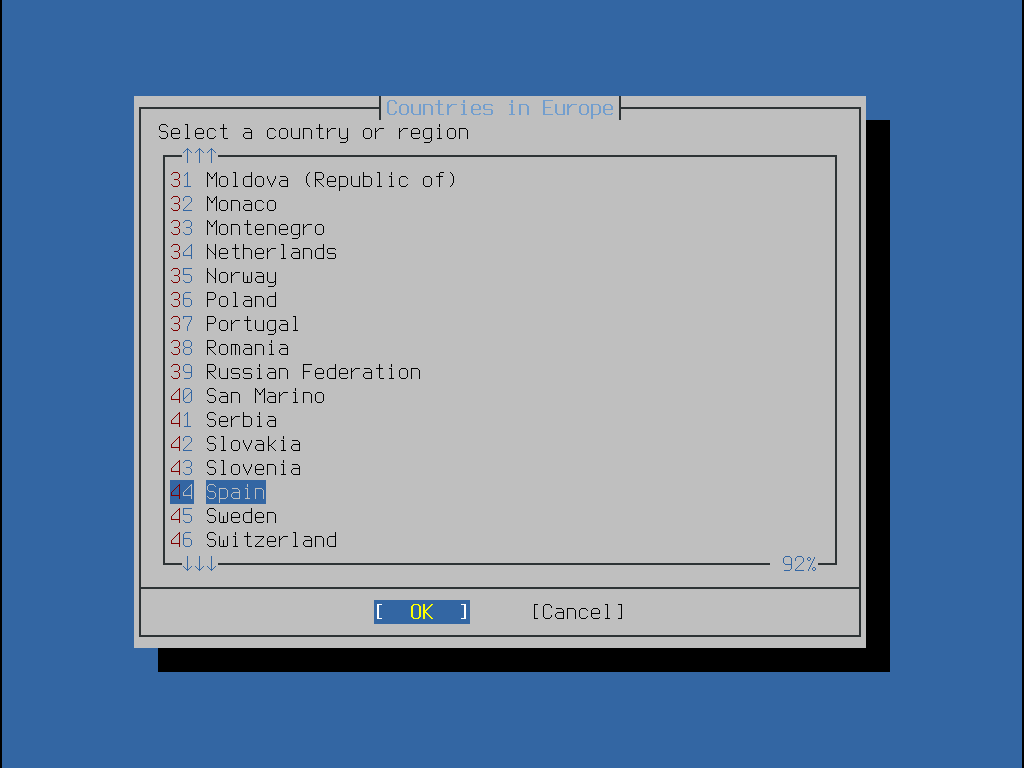 bsdinstall timezone country
