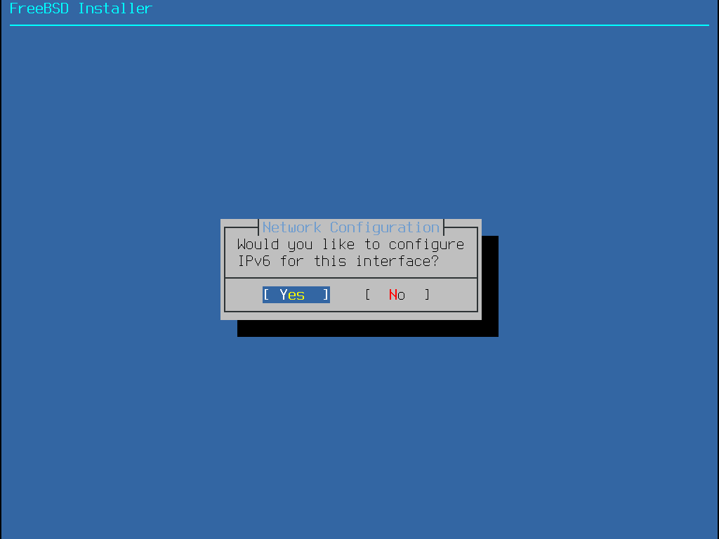 bsdinstall configure network interface ipv6