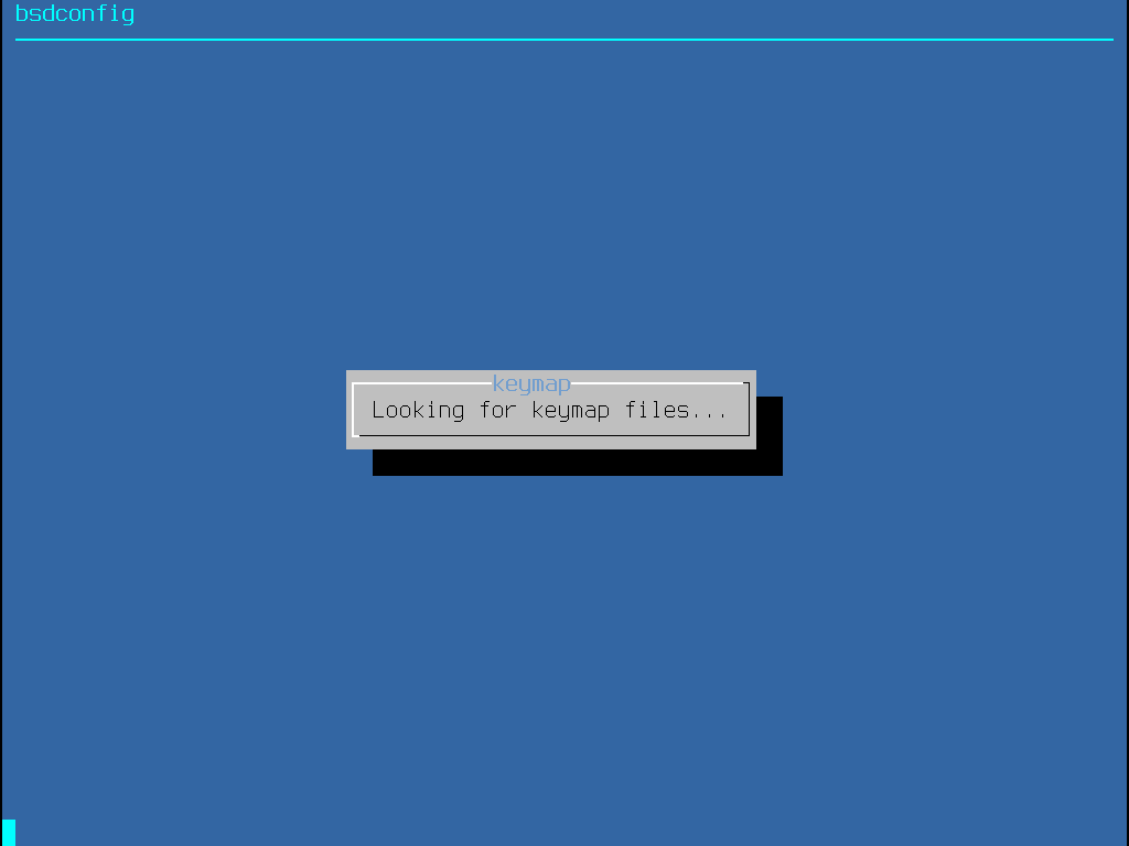 bsdinstall keymap loading