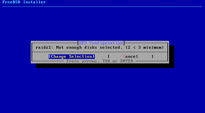 bsdinstall zfs vdev invalid