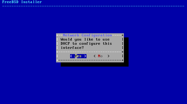 IPv4 DHCP 設定の選択